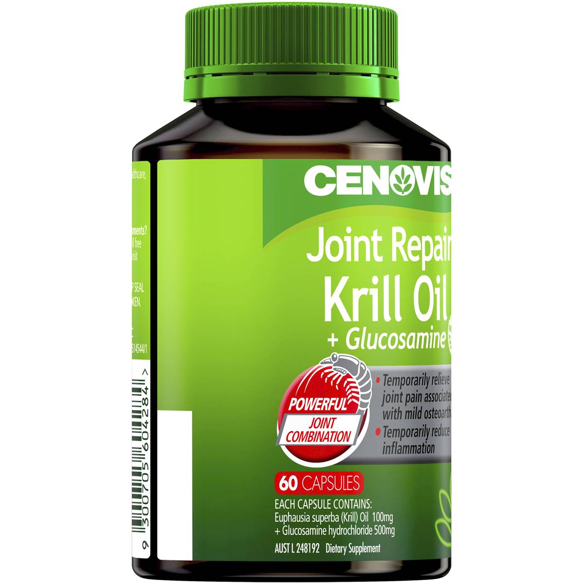 Cenovis Krill Oil + Glucosamine Capsules 60 Pack Woolworths