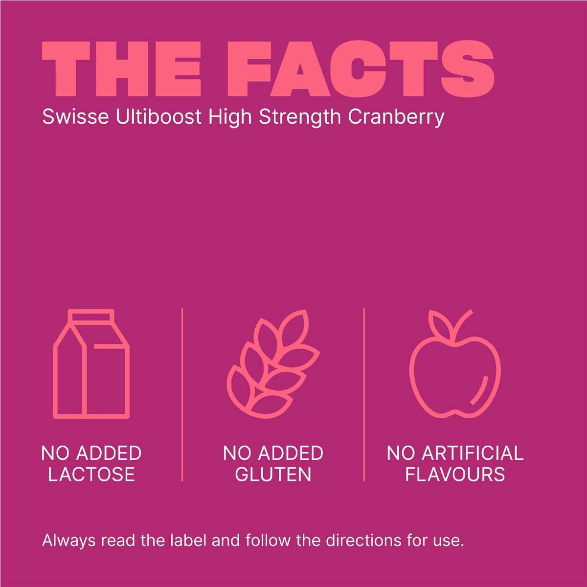 Swisse Ultiboost High Strength Cranberry Capsules 30 Pack | Woolworths