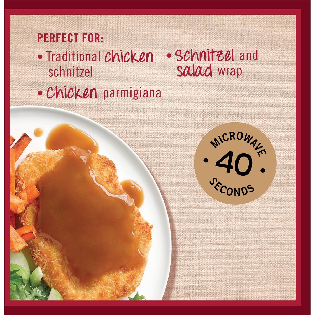 Gravox Best Ever Schnitzel Liquid Gravy Pouch 165g Woolworths