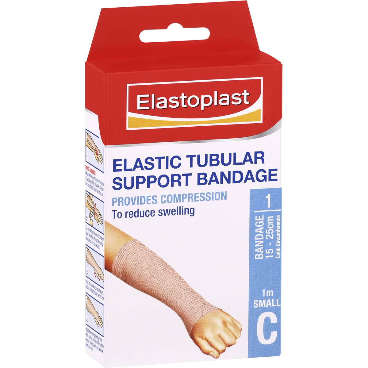 Elastoplast Tubular Support Adult Strappings Size C Bandage 24pk Woolworths