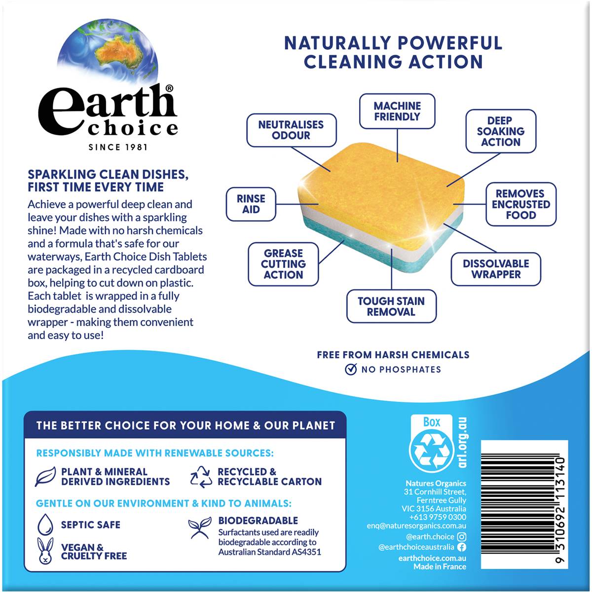 Earth Choice Dishwashing Tablets 42 Pack Woolworths