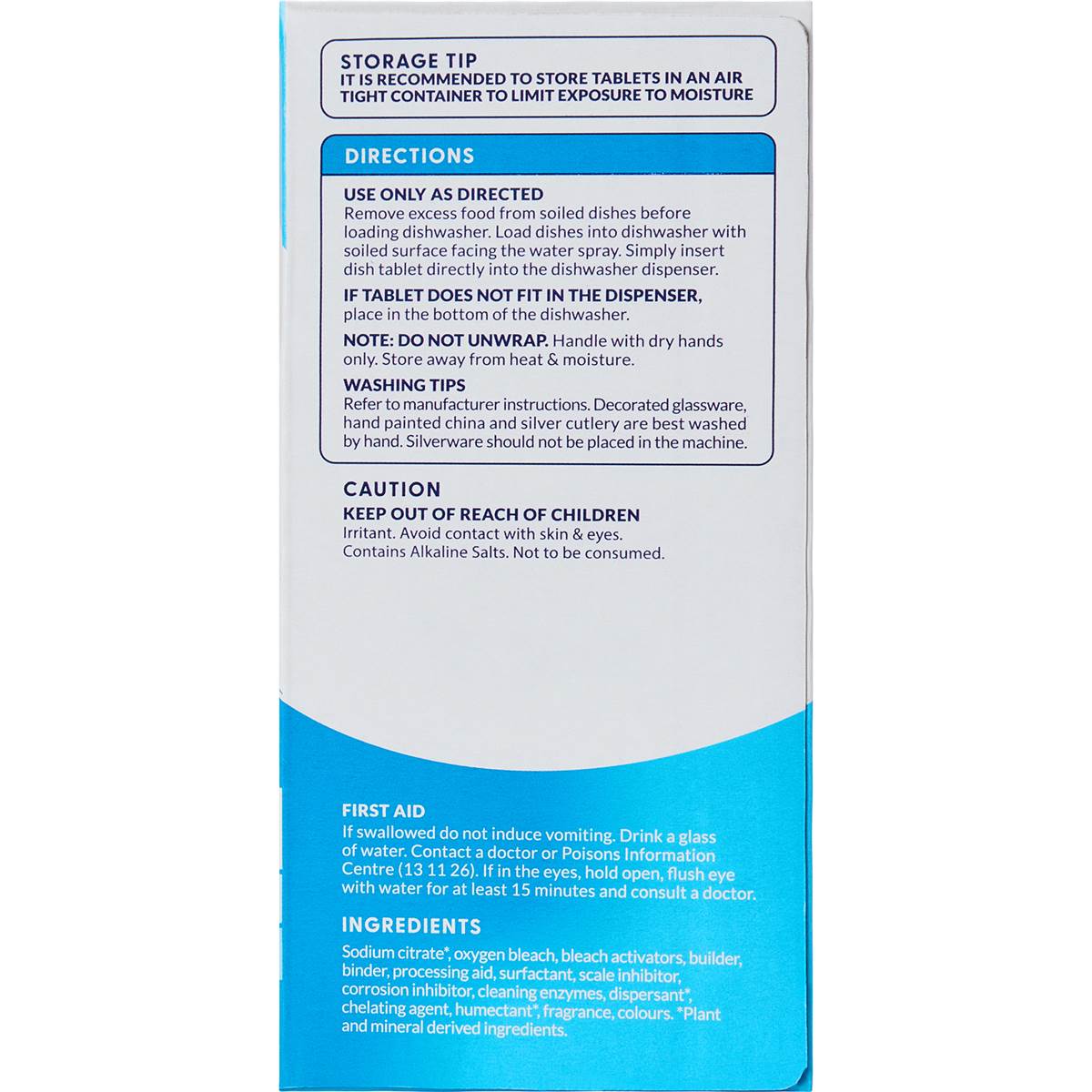 Earth Choice Dishwashing Tablets 42 Pack Woolworths