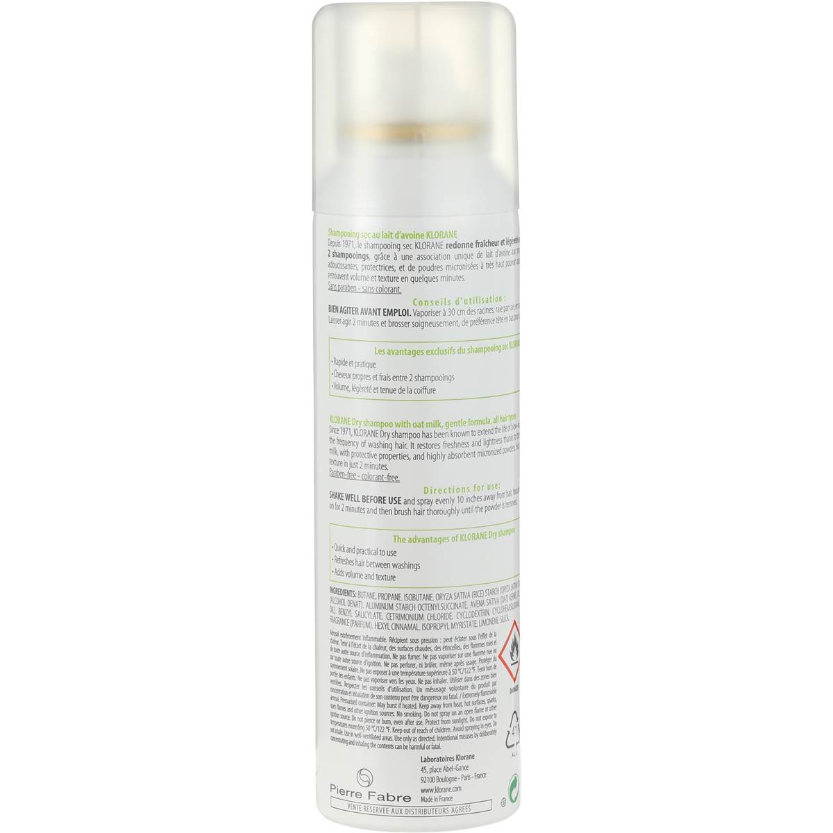 Klorane Gentle Dry Shampoo 150ml Woolworths