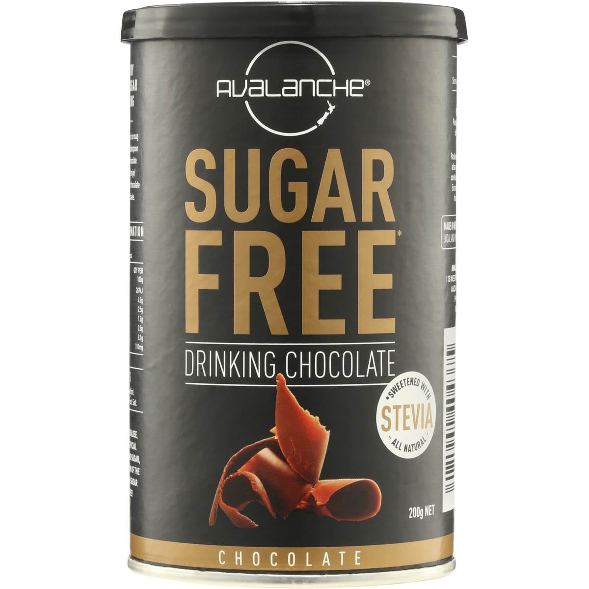 Avalanche Sugar Free Drinking Chocolate 200g | Woolworths