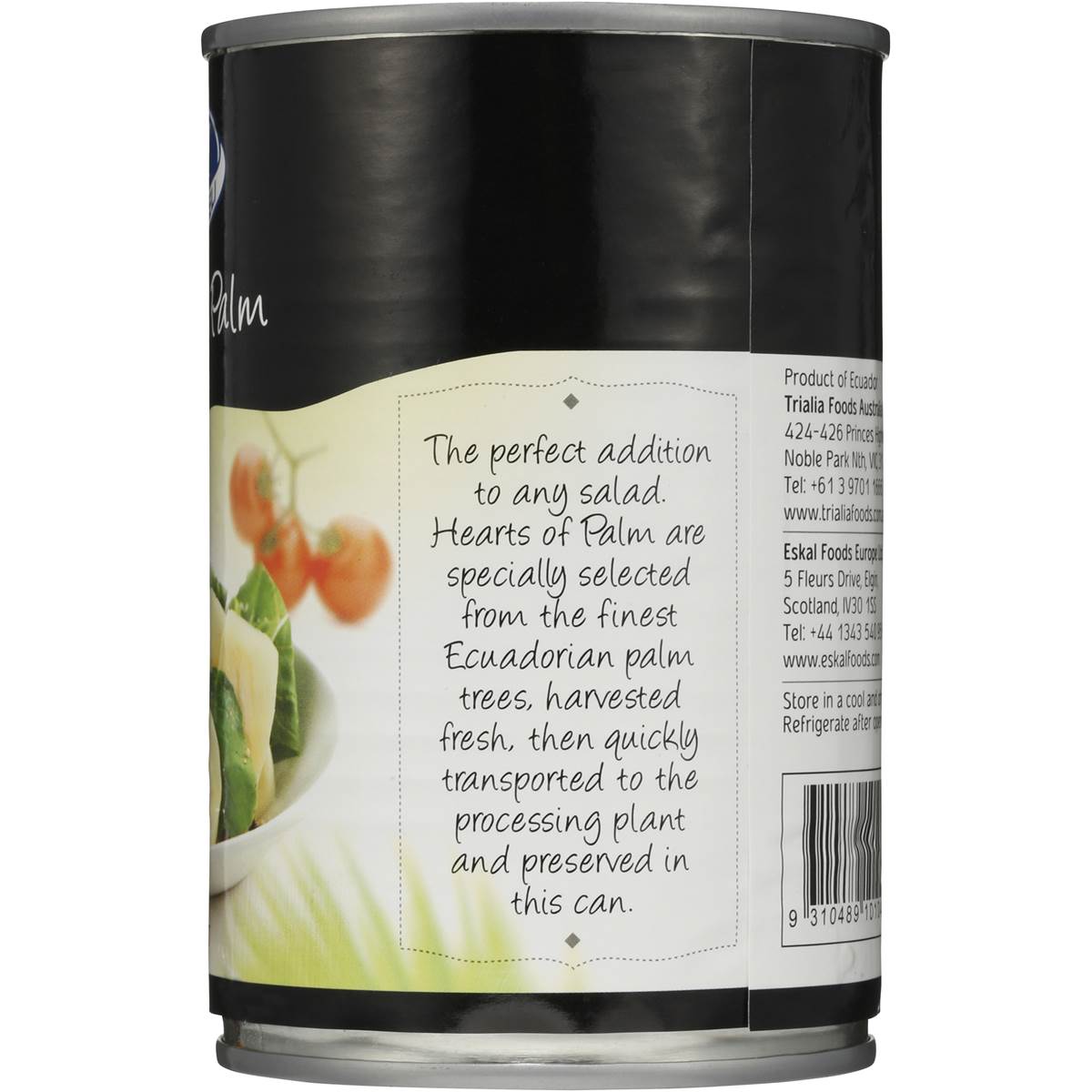 Eskal Sliced Hearts Of Palm 400g Woolworths