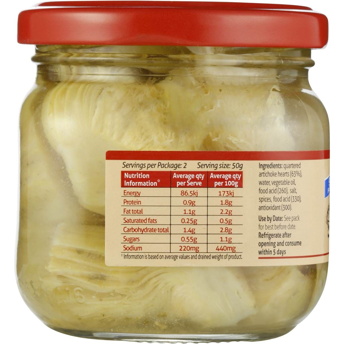 Sandhurst Artichoke Marinated 170g Woolworths