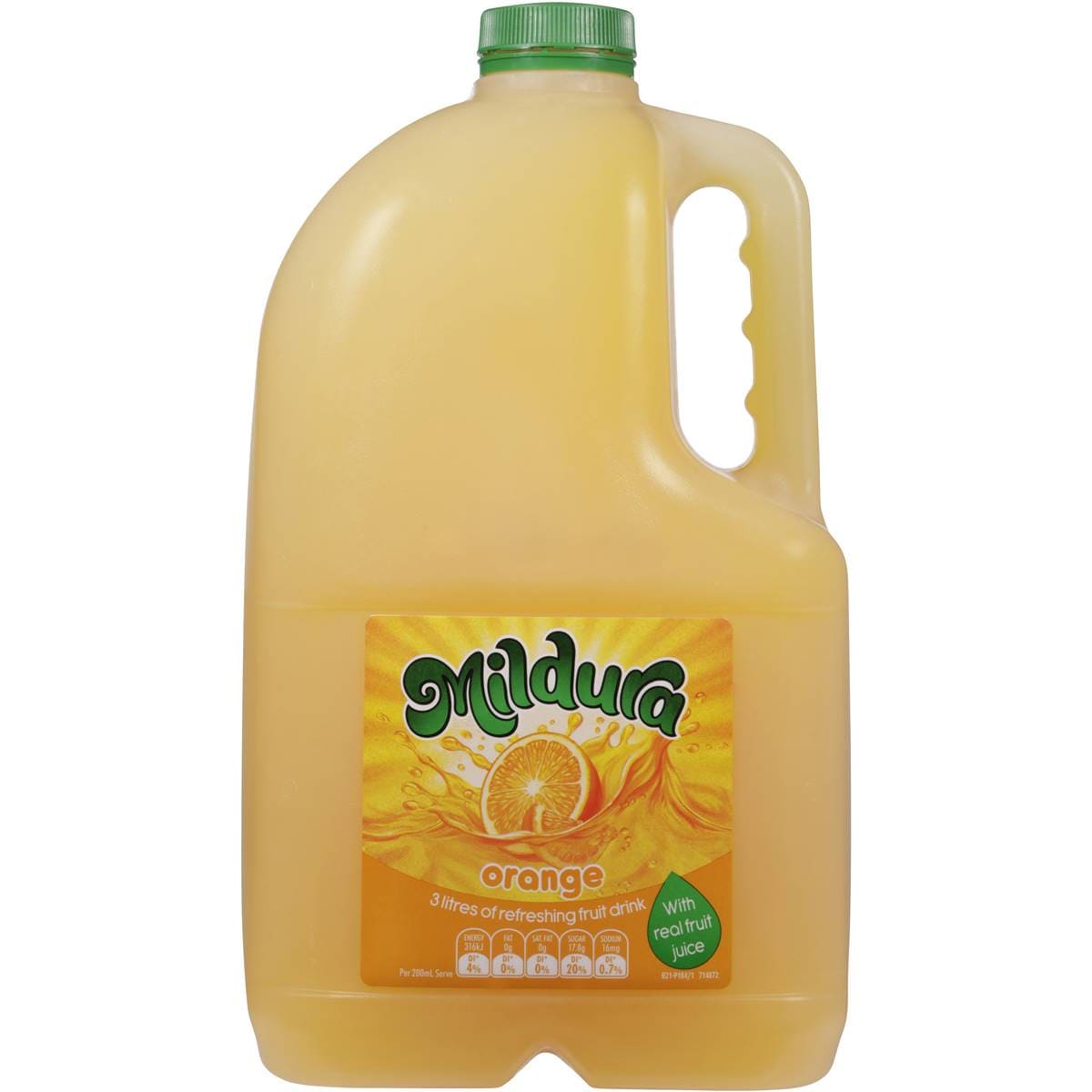 Mildura Orange Fruit Drink 3l Woolworths