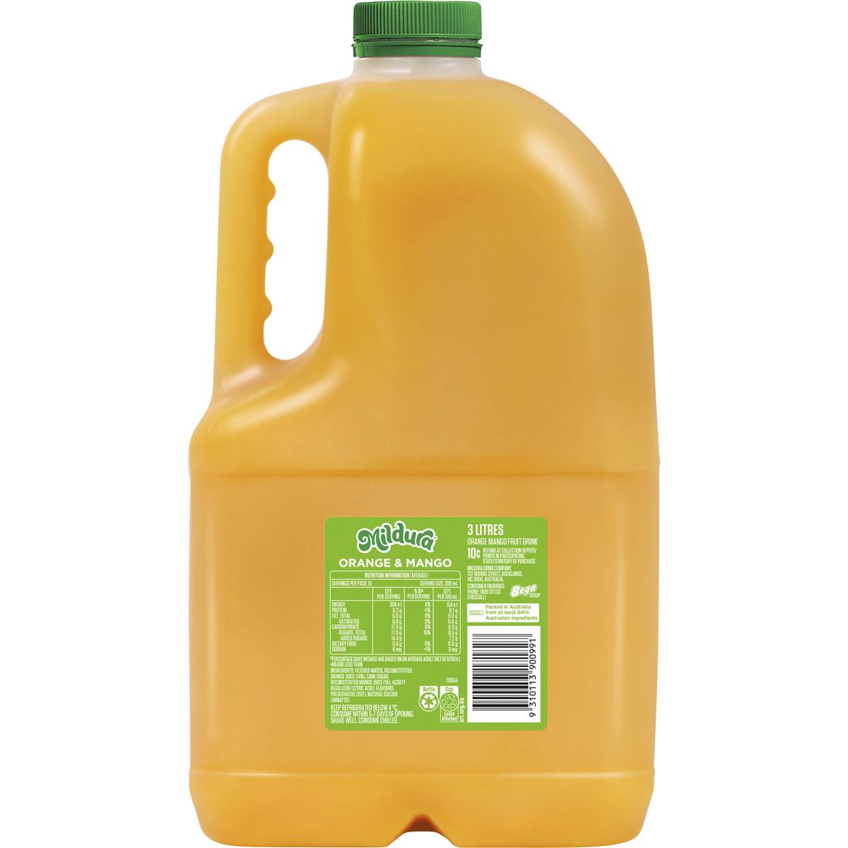 Mildura Orange & Mango Fruit Drink 3l | Woolworths