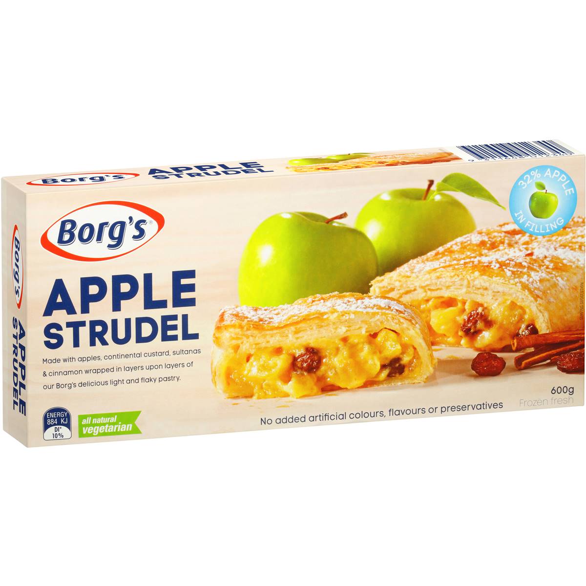 Desserts Apple Strudel 600g Woolworths