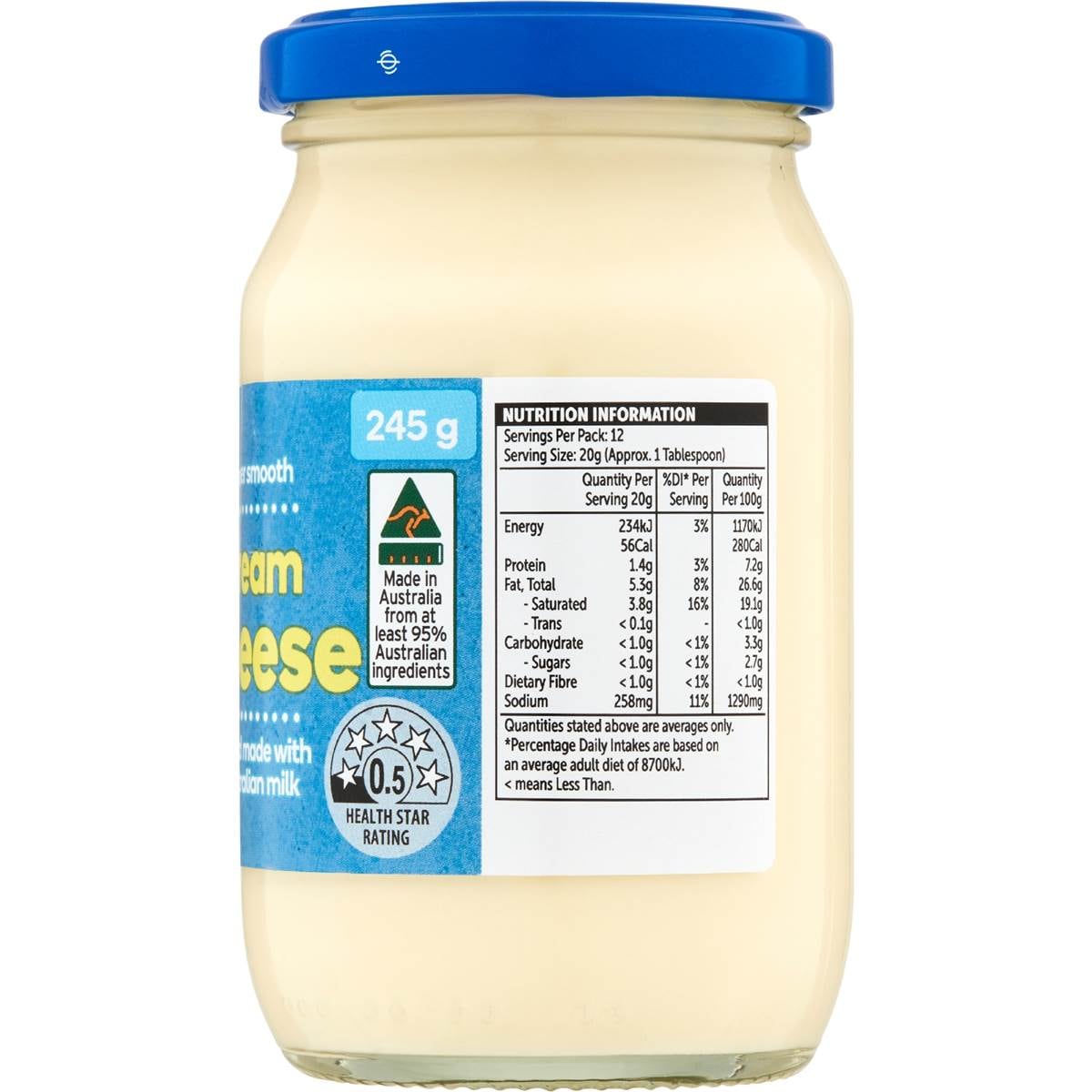 Woolworths Cream Cheese Spread 245g Woolworths