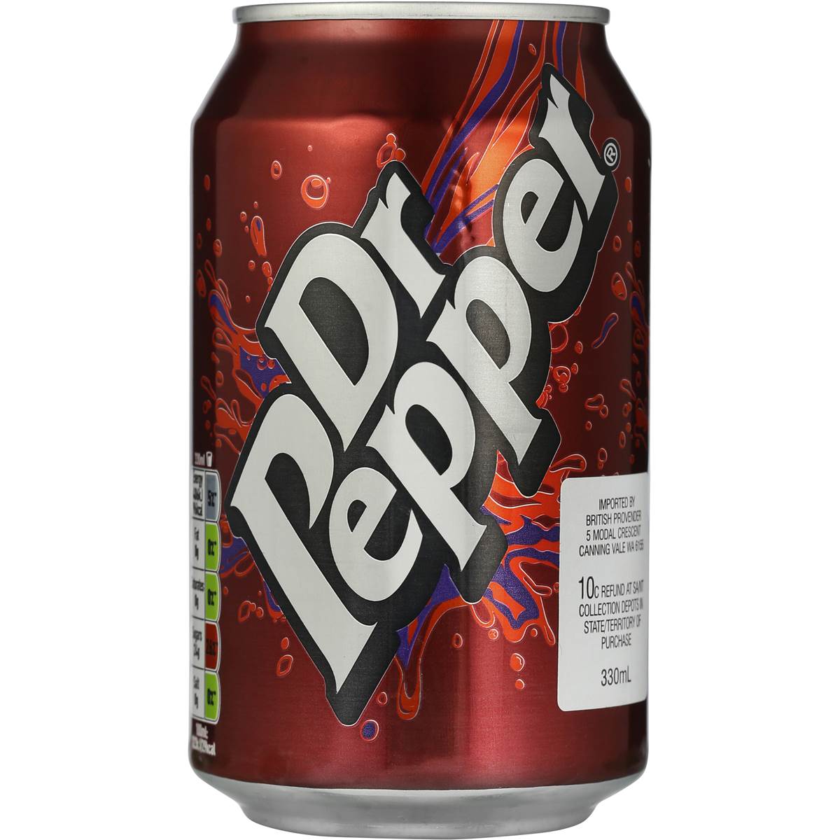 caffeine free dr pepper soda