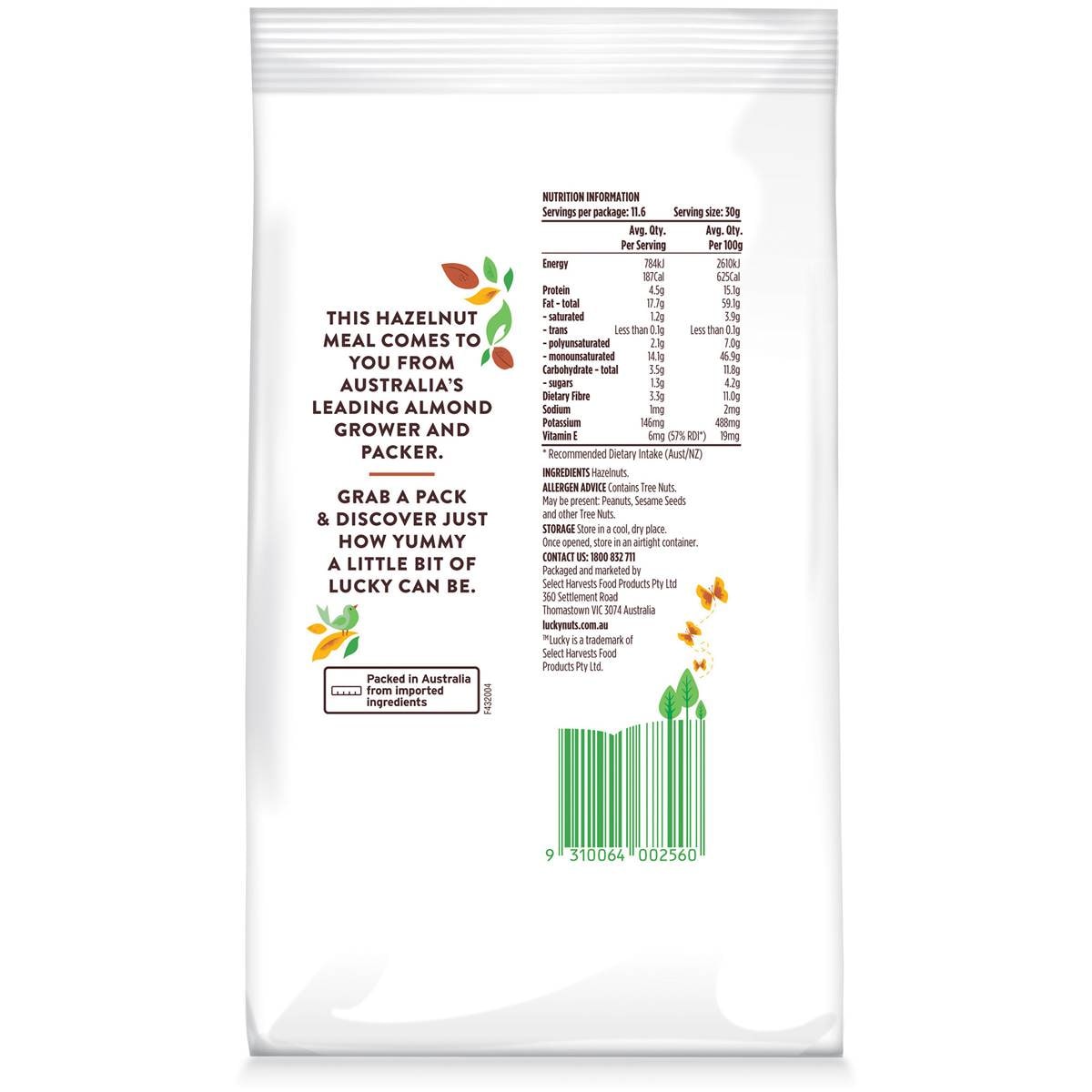 Lucky Hazelnut Meal 350g Woolworths