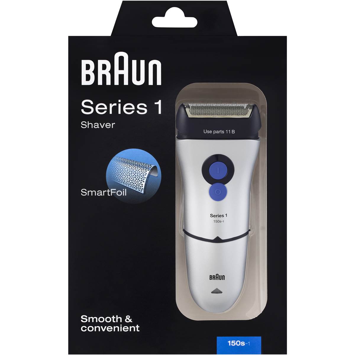Braun Series 1 Smart Foil Smooth Convenient Shaver 150s Each | Woolworths