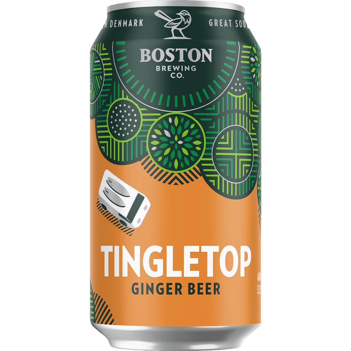 Boston Brewing Co Tingletop Ginger Beer Can