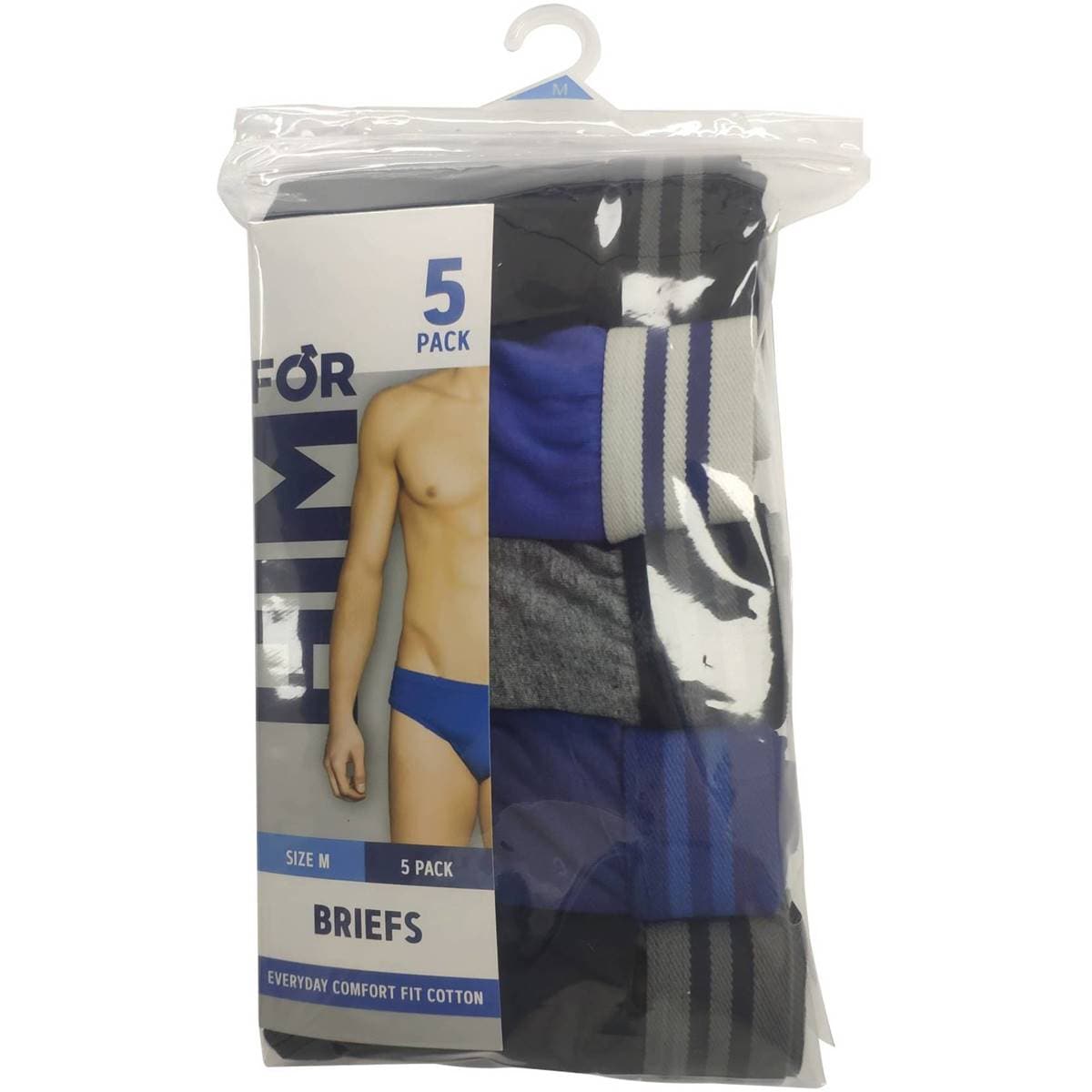 Woolworths Essentials Underwear Brief Size M 5 Pack Woolworths