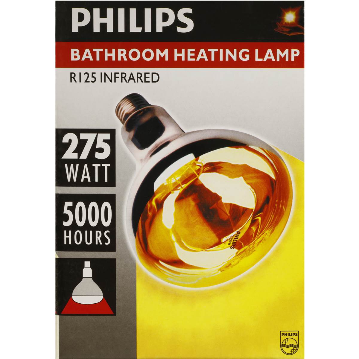 Philips Bathroom Heat Globe 275w Es Base Each Woolworths