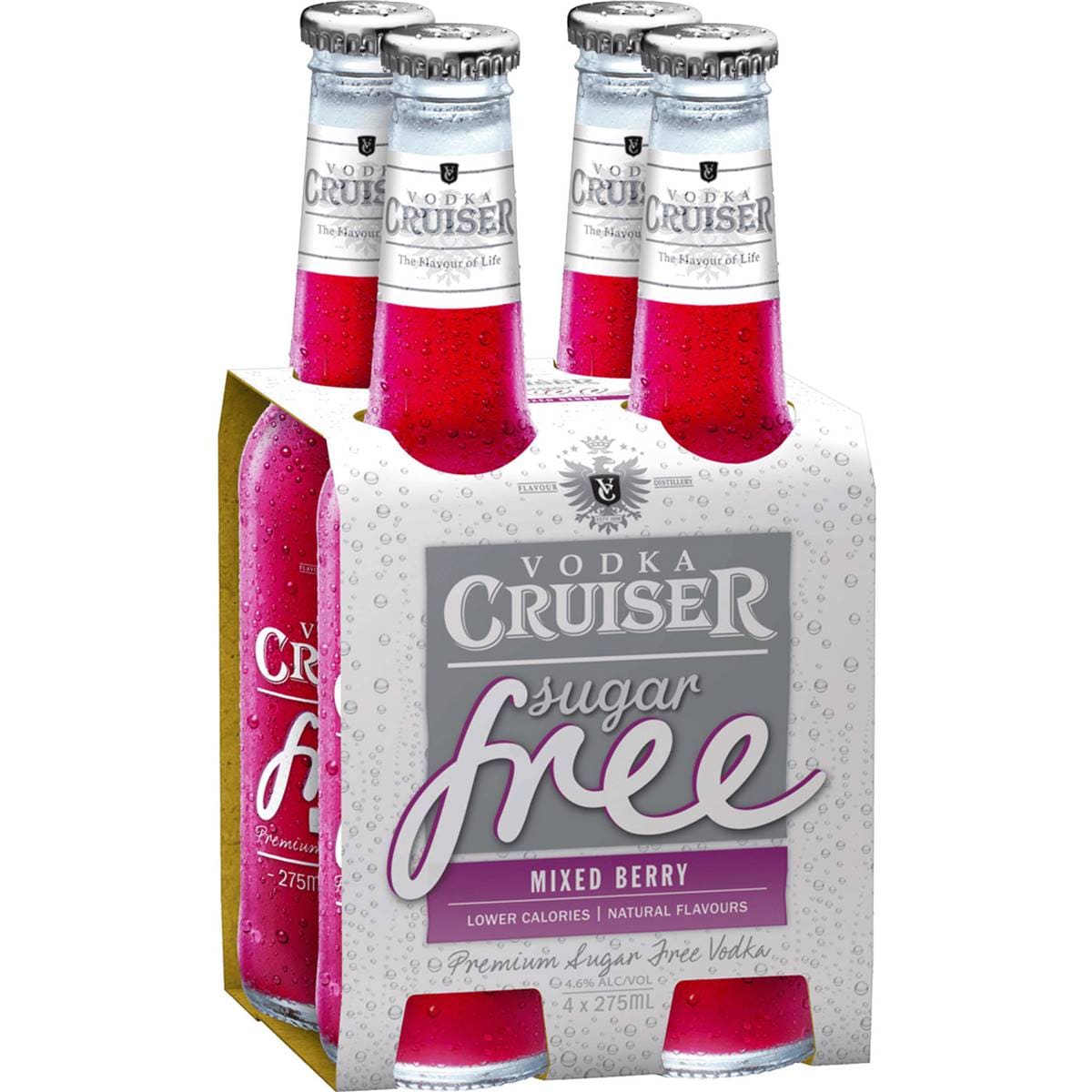 Vodka Cruiser Sugar Free Mixed Berry 275ml Woolworths