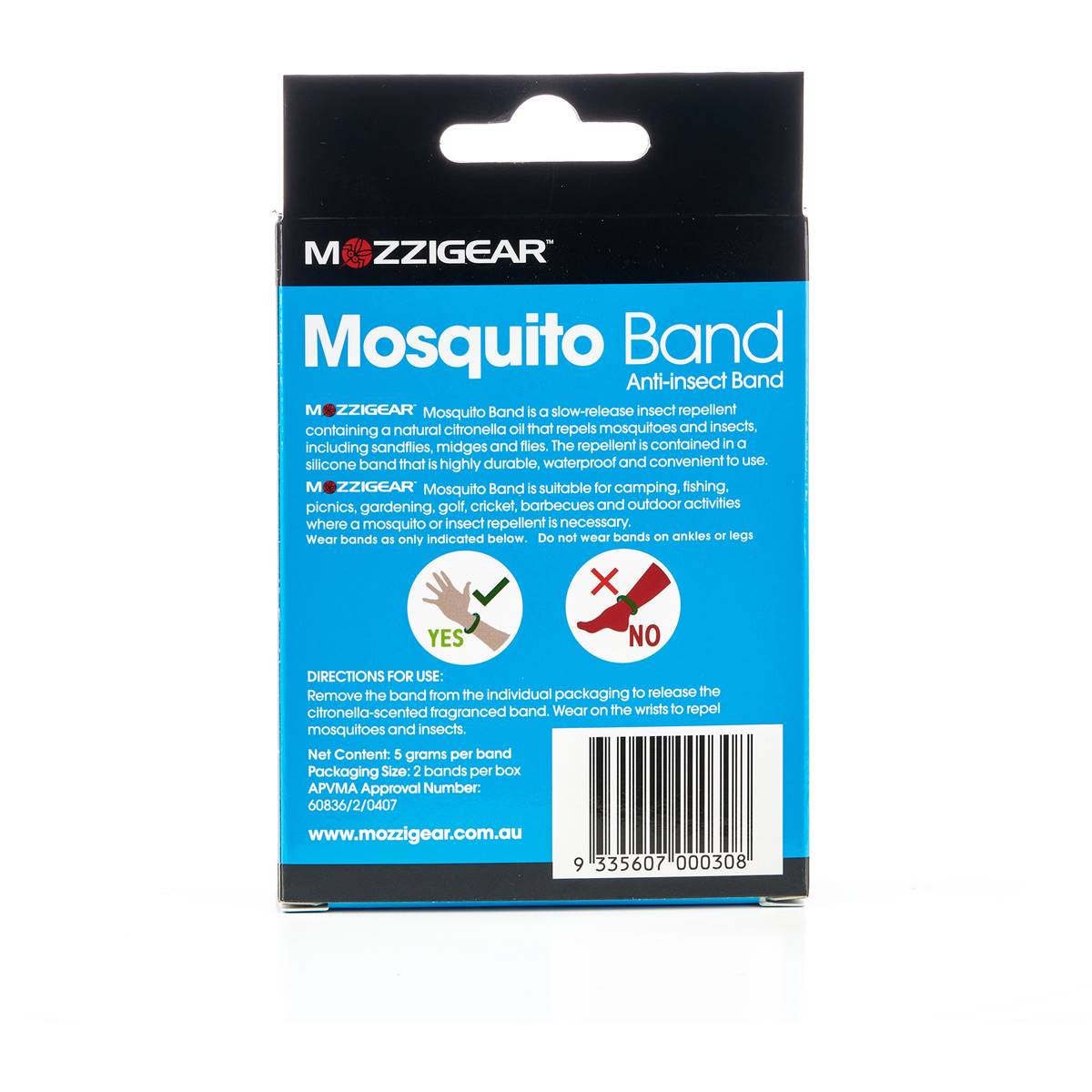 Mozzigear Kids Anti Mosquito Bands 2 Pack | Woolworths