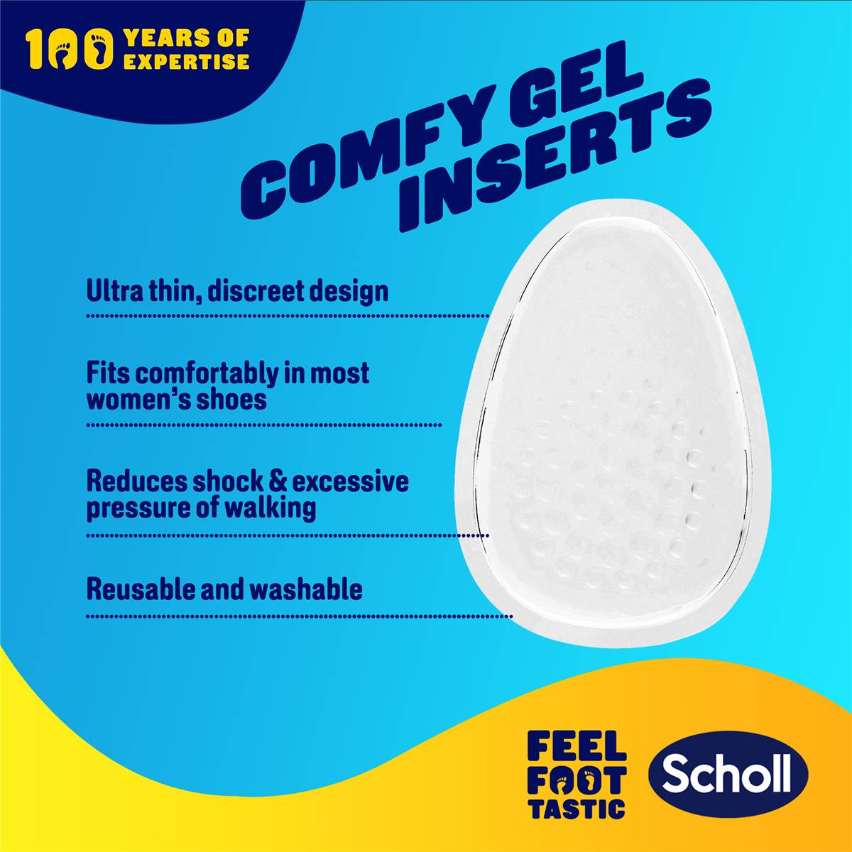 Scholl Party Feet Invisible Gel Heel Cushions Each Woolworths