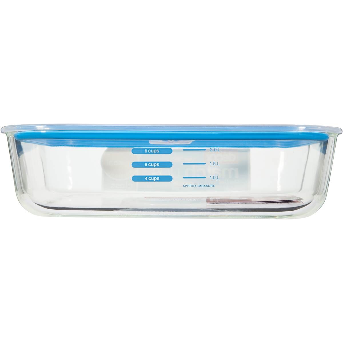 Decor Matchups Glass Storer Oblong 2.5l Woolworths