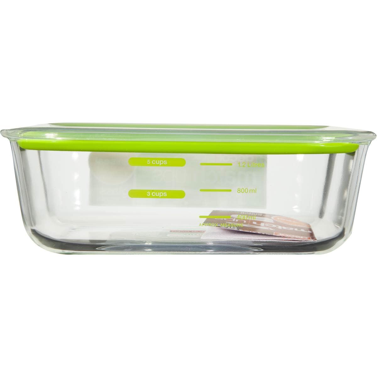 Decor Matchups Glass Storer Oblong 1.5l Woolworths