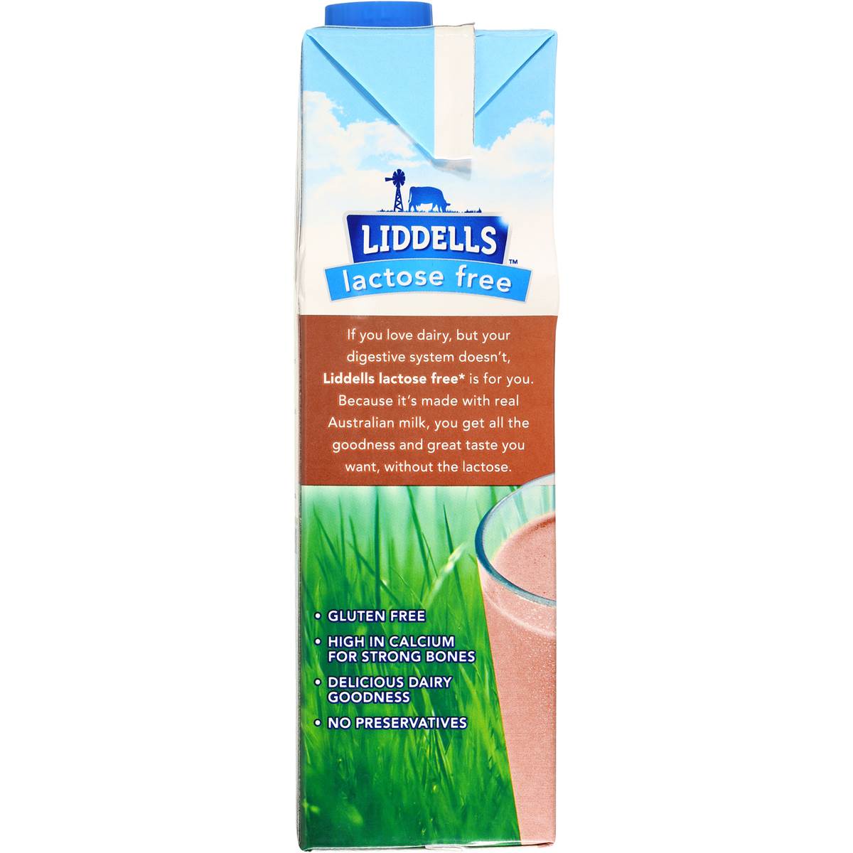 Liddells Chocolate Flavoured Milk Lactose Free 1l Woolworths