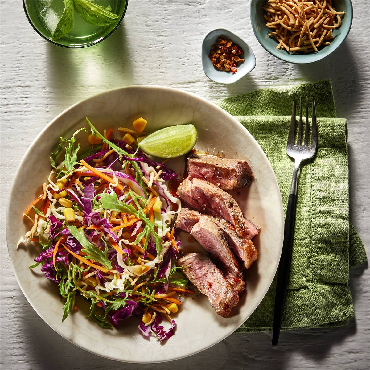 Woolworths Asian Style Salad Kit 350g Woolworths