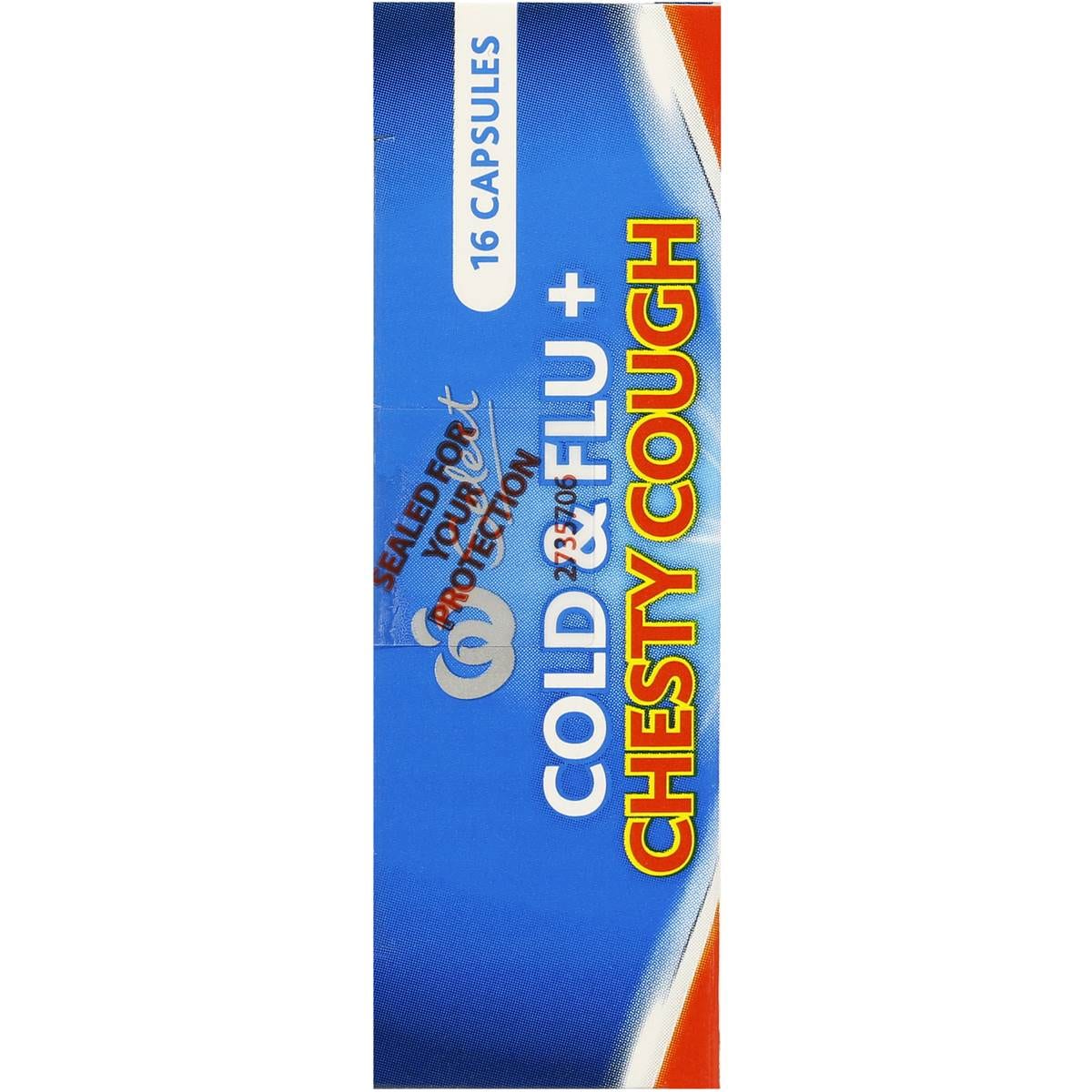 Woolworths Select Cold & Flu Capsules 16pk Woolworths