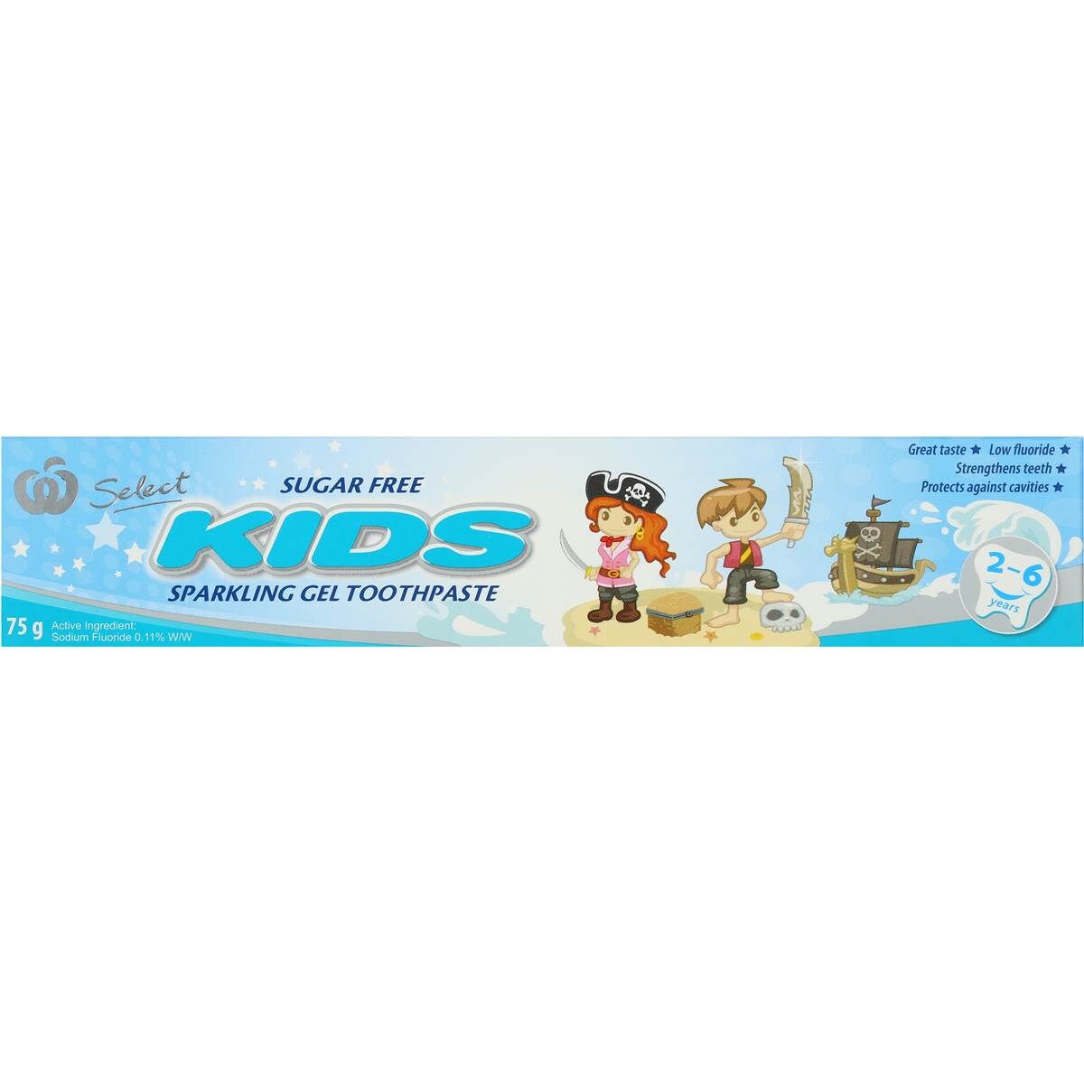 Woolworths Select Toothpaste Kids 75g Woolworths