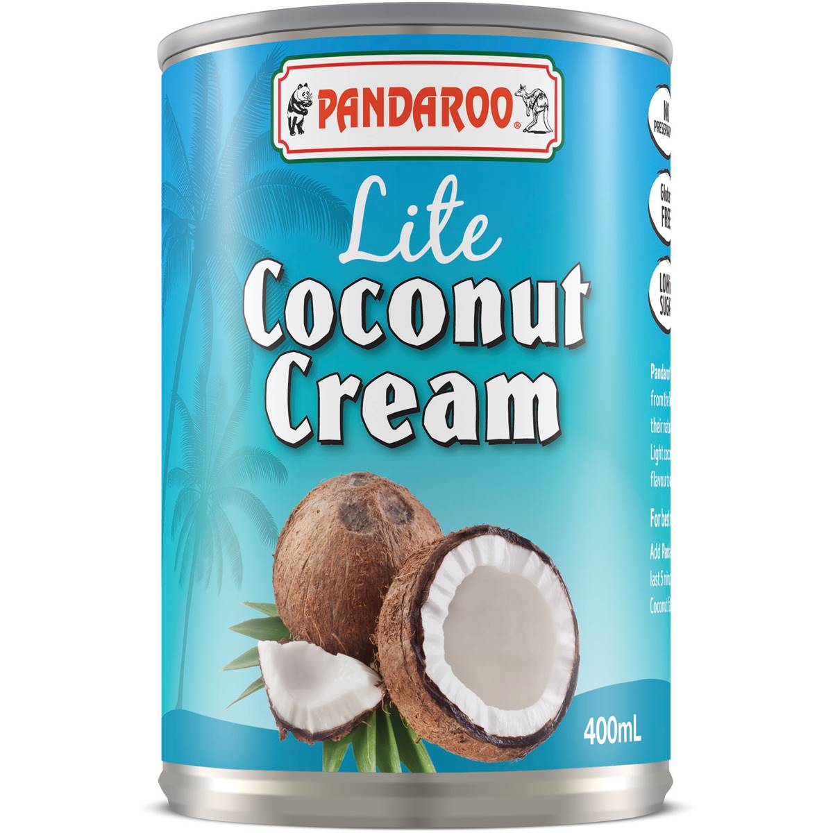 Calories In Pandaroo Coconut Milk Lite Calorie Counter Australia