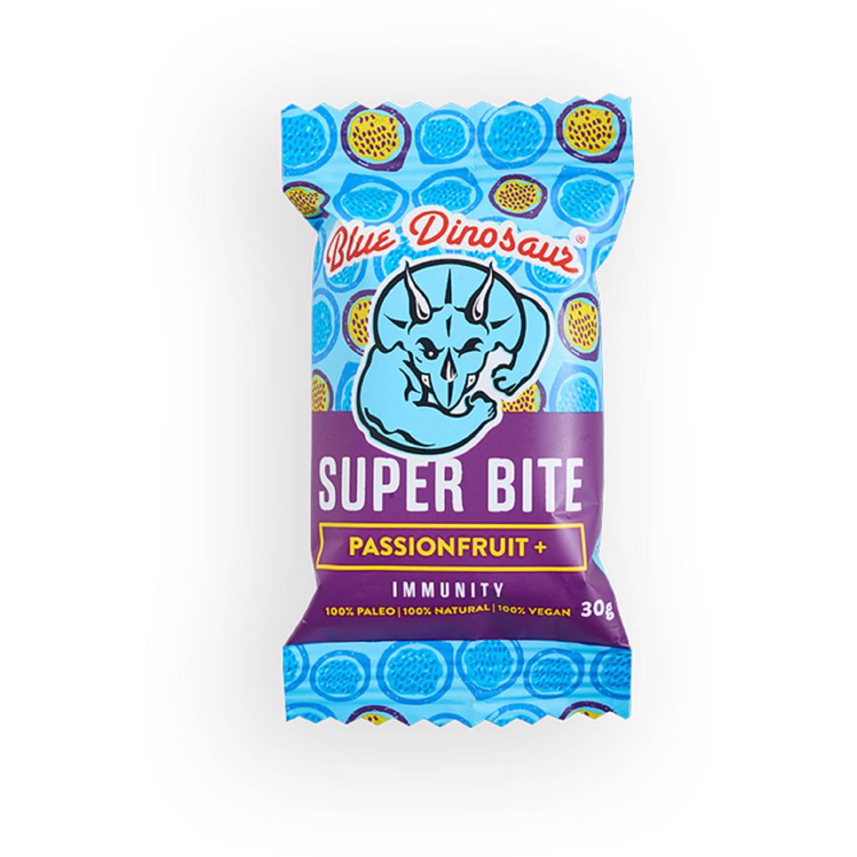 Blue Dinosaur Super Bites Passionfruit