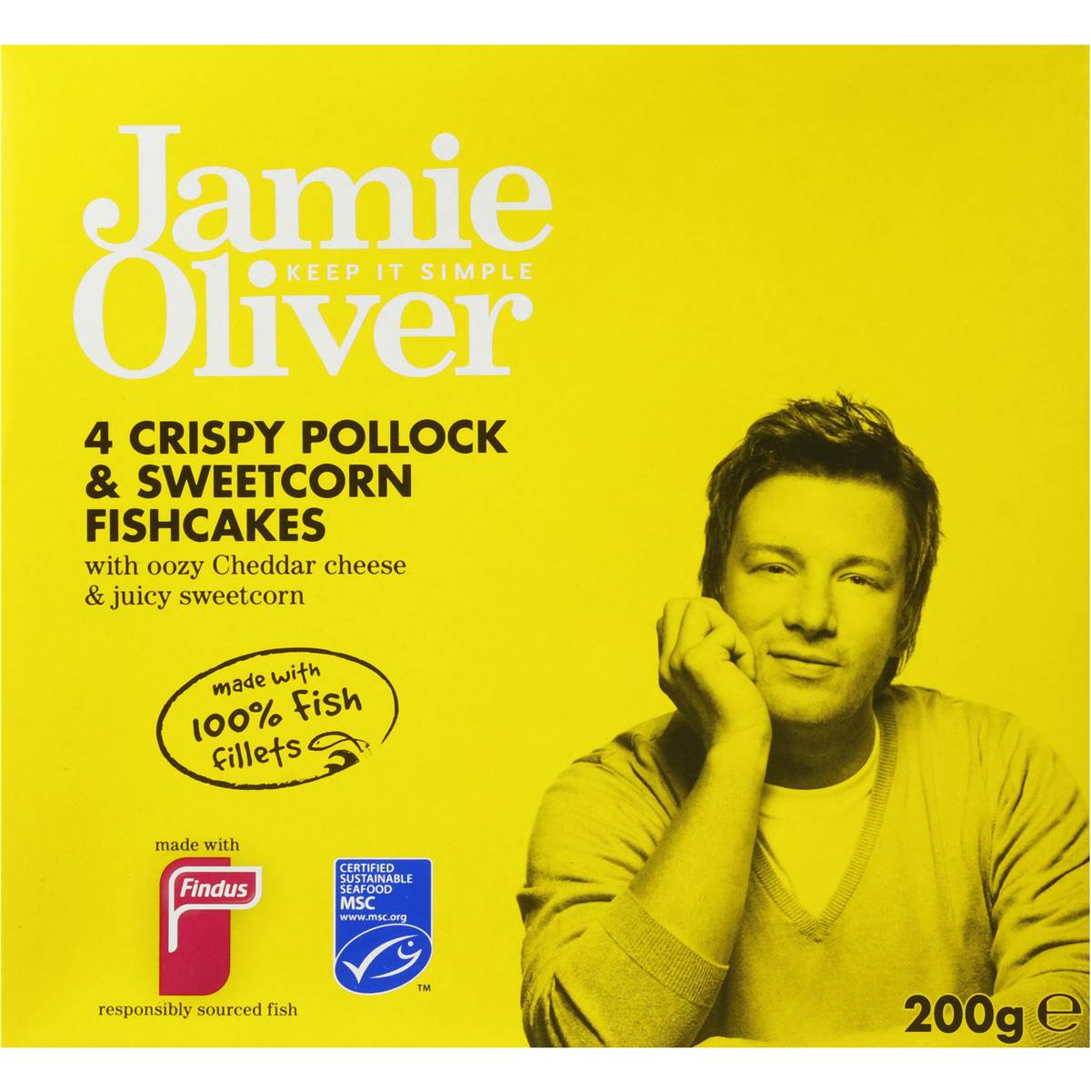 Findus Jamie Oliver Fish Cakes Pollock 4pk 200g | Woolworths