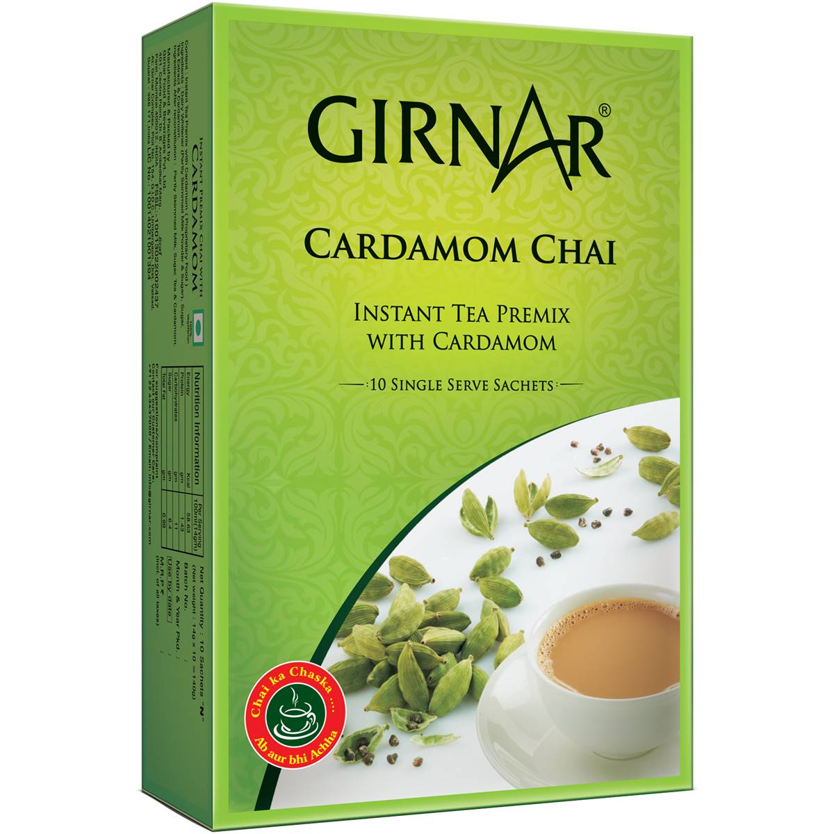 Girnar Cardamom Chai Instant Tea Premix 140g | Woolworths