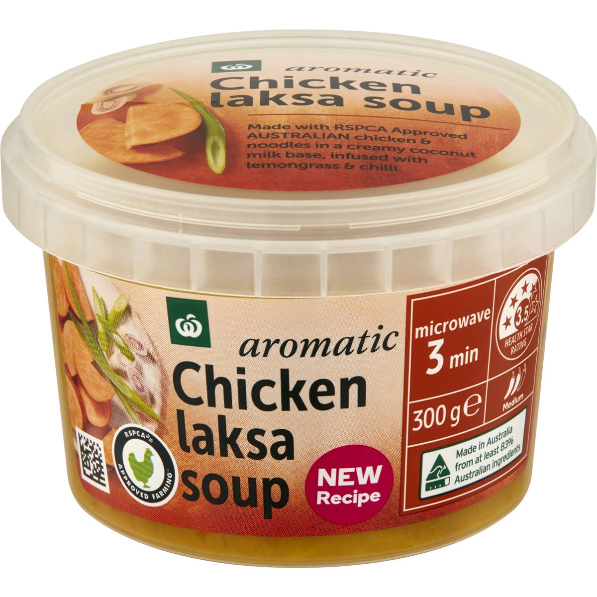 Woolworths Malaysian Style Chicken Laksa Soup 300g Woolworths