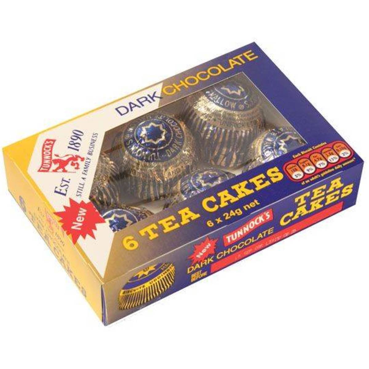 Tunnocks Dark Chocolate Teacakes