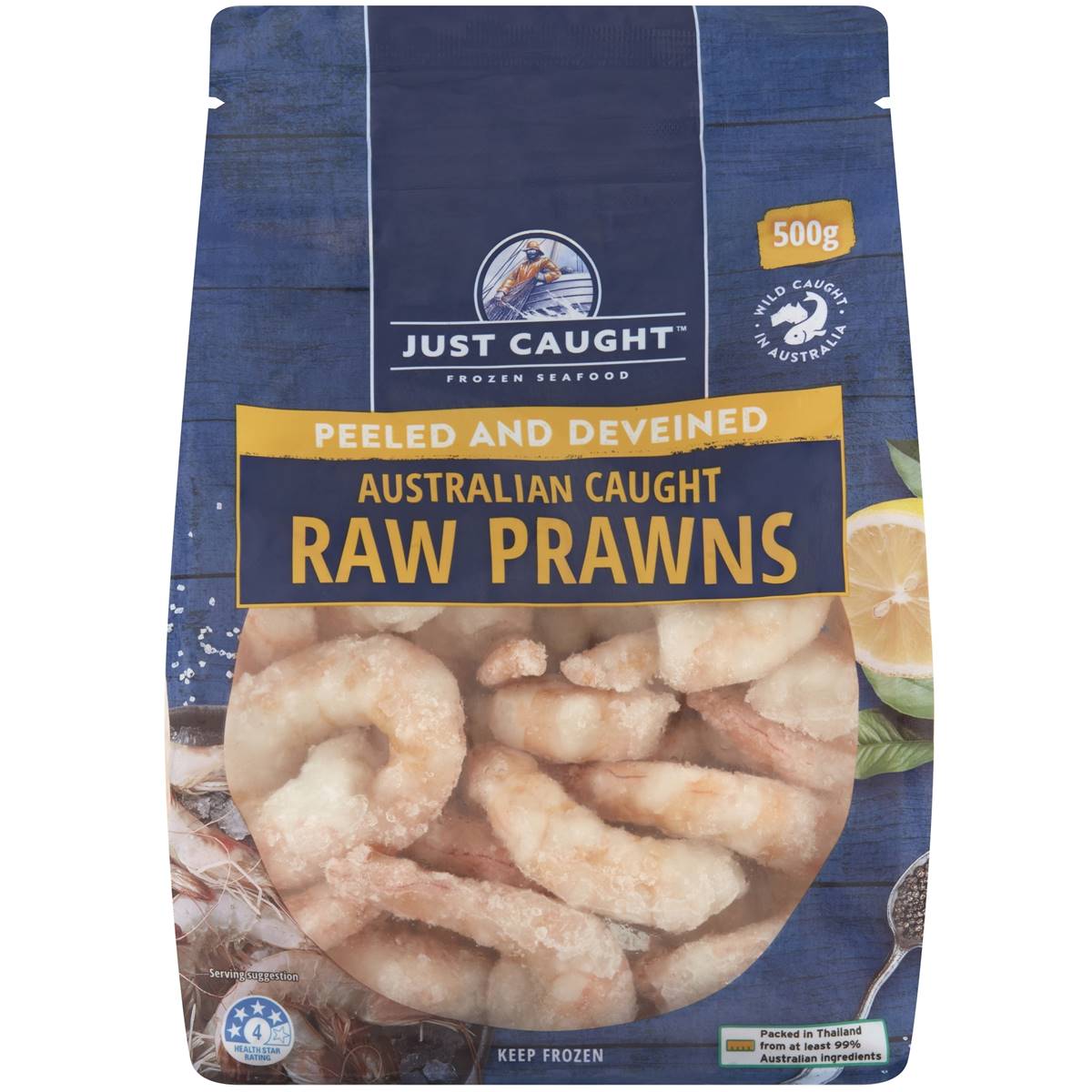 Just Caught Prawn Meat 500g Woolworths