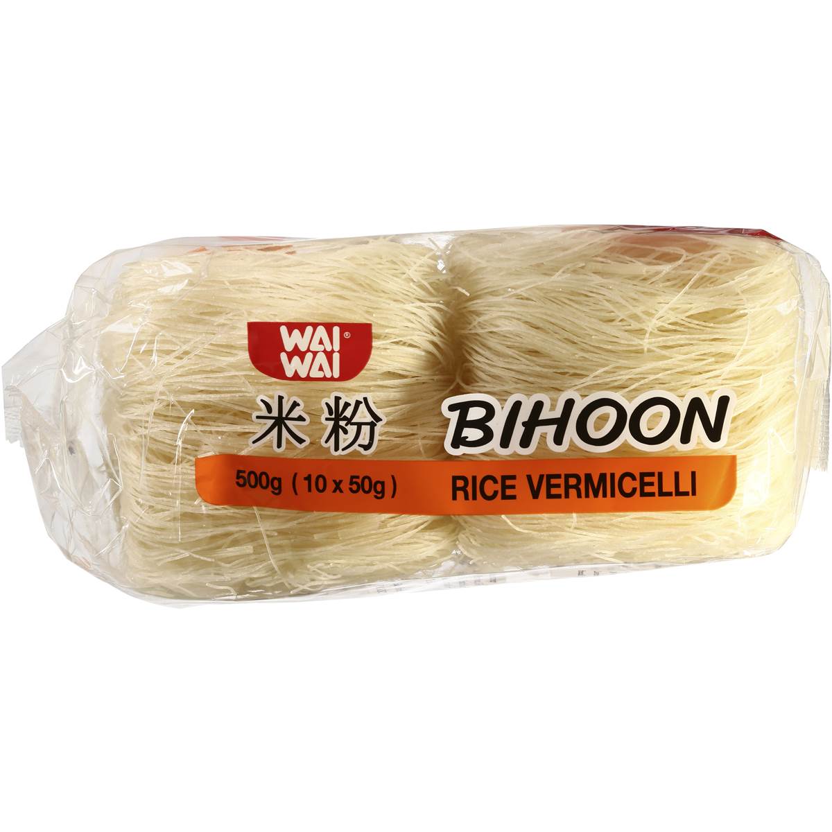 Wai Wai Bihoon Rice Vermicelli 10x50g | Woolworths