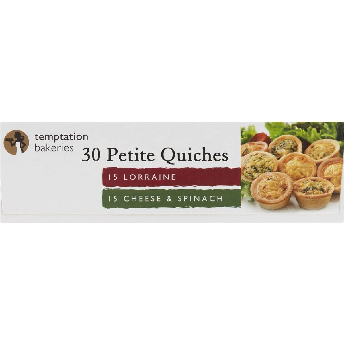 Temptation Bakeries Petite Quiche 30 Pack Woolworths