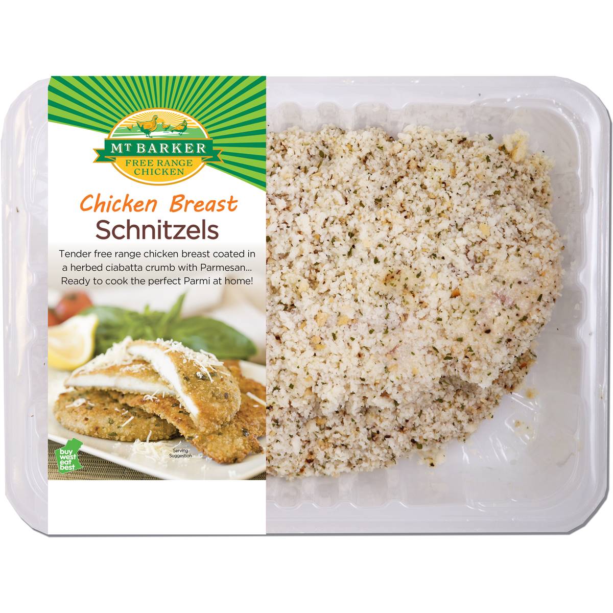 Mt Barker Free Range Country Chicken Schnitzel 1kg Woolworths