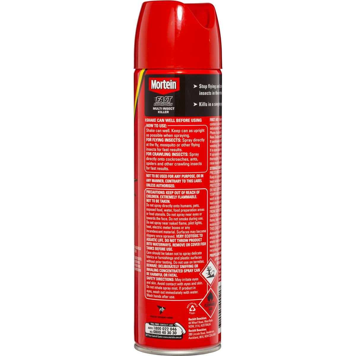 Mortein Insect Spray Fast Knockdown Value Pack 2x300g Woolworths