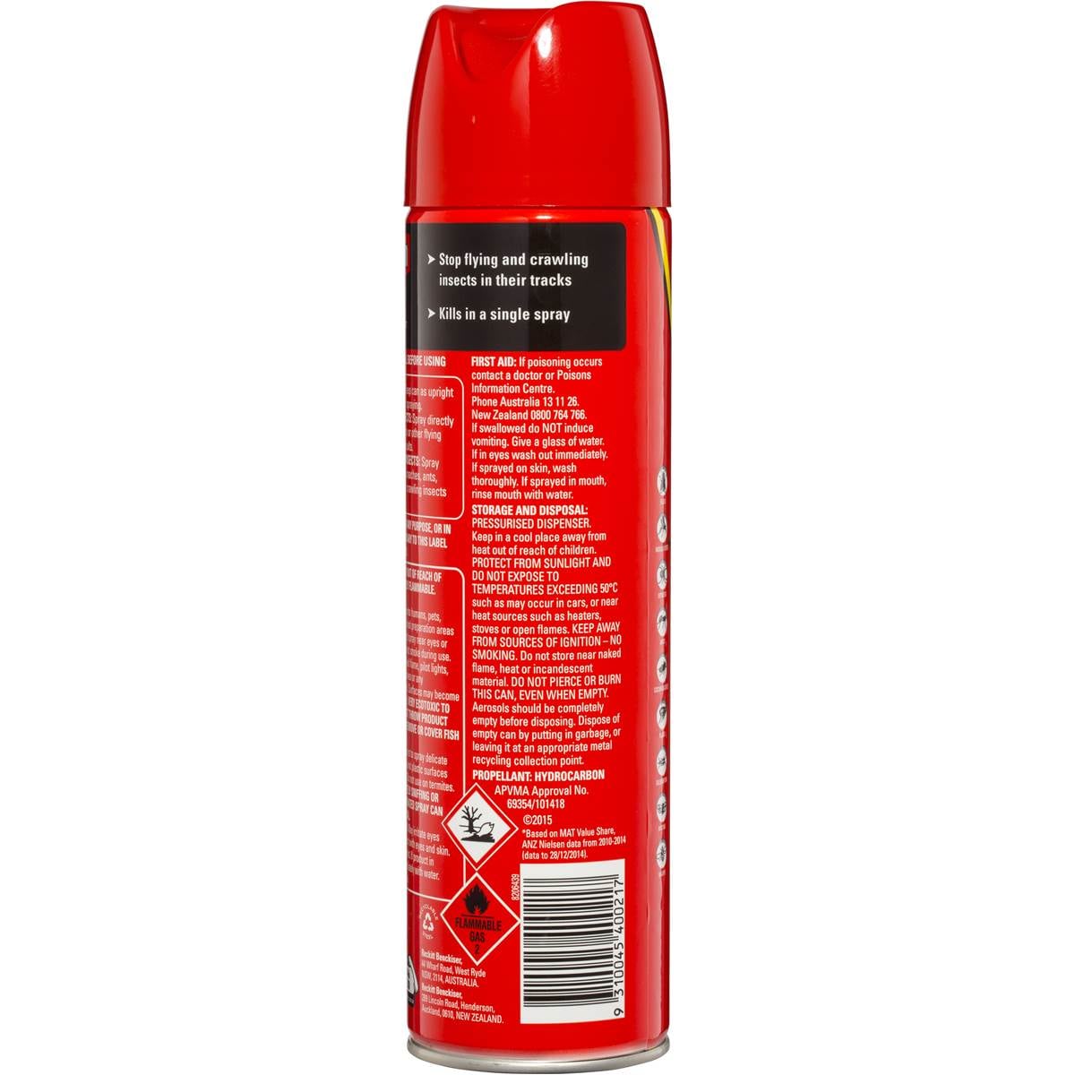 Mortein Insect Spray Fast Knockdown Value Pack 2x300g Woolworths