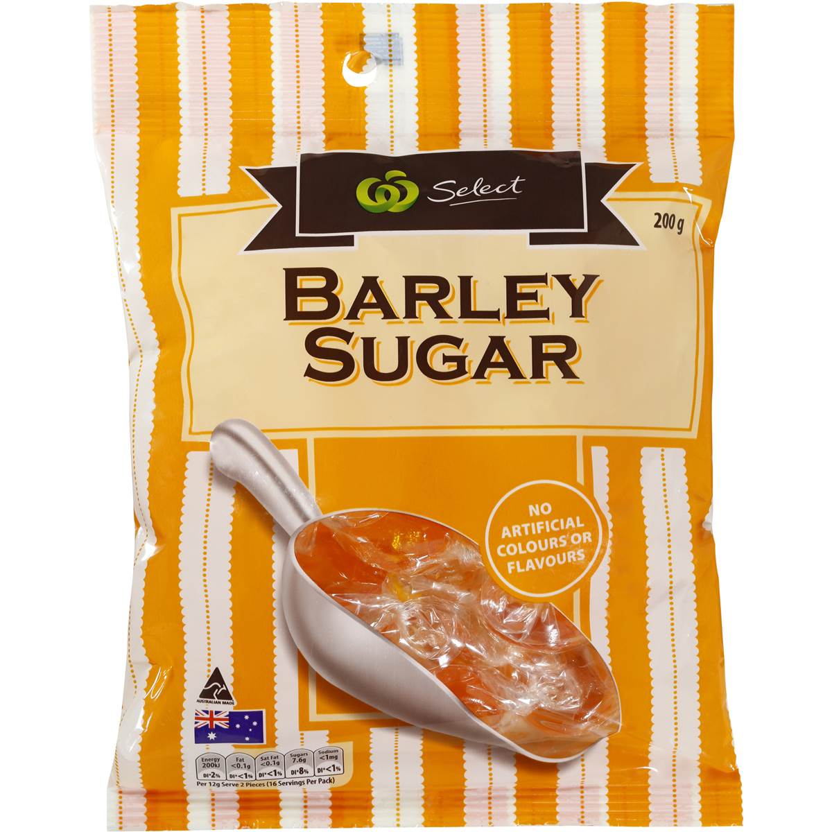 Woolworths Select Barley Sugar 200g Woolworths