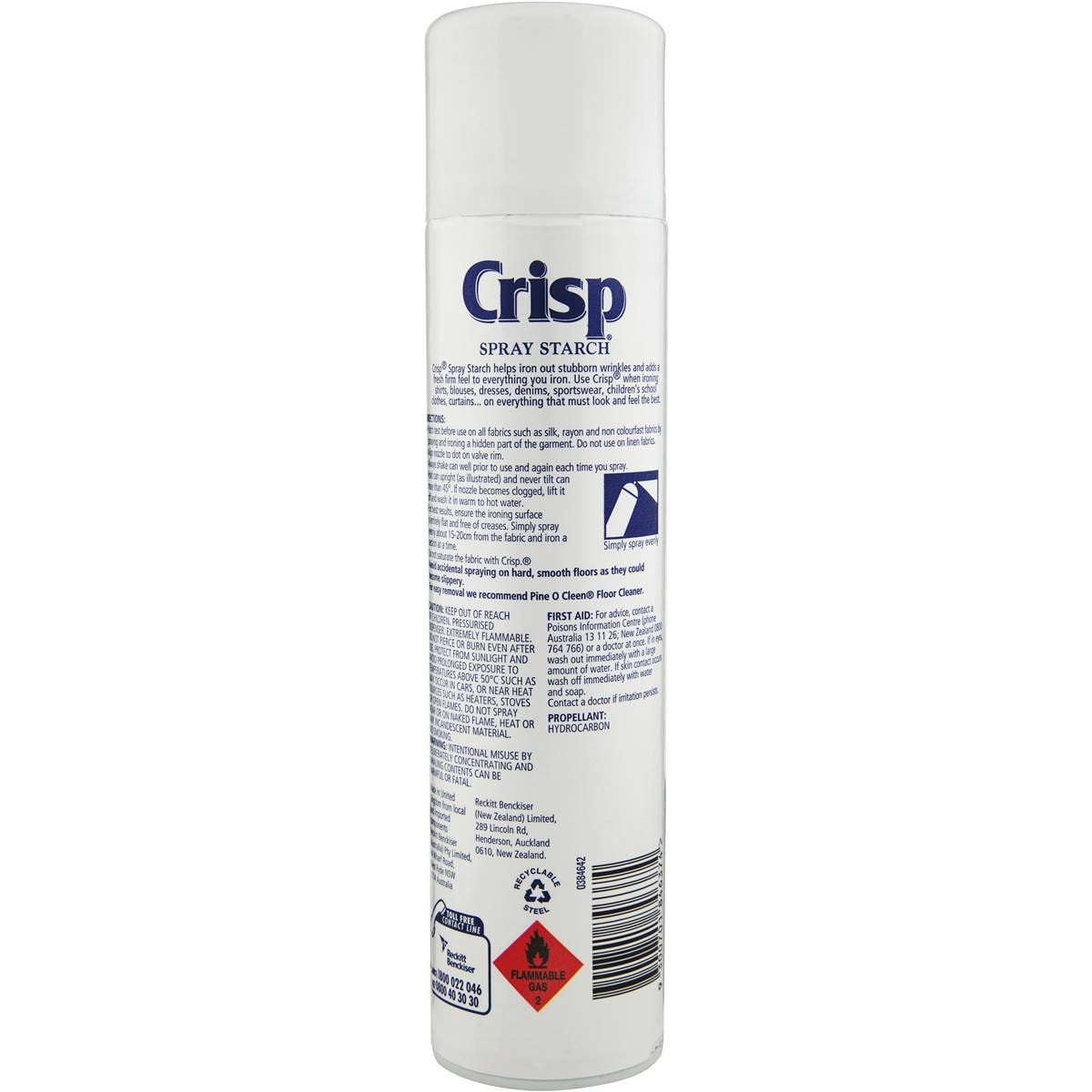 Crisp Spray Starch 385g Woolworths