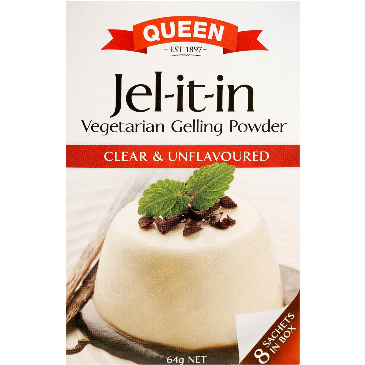 Queen Jelitin Vegetarian Gelling Powder 64g Woolworths