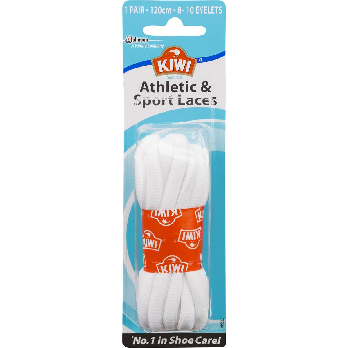 Kiwi Shoe Laces, Athletic & Sport Sport White Laces 120cm 1 Pair
