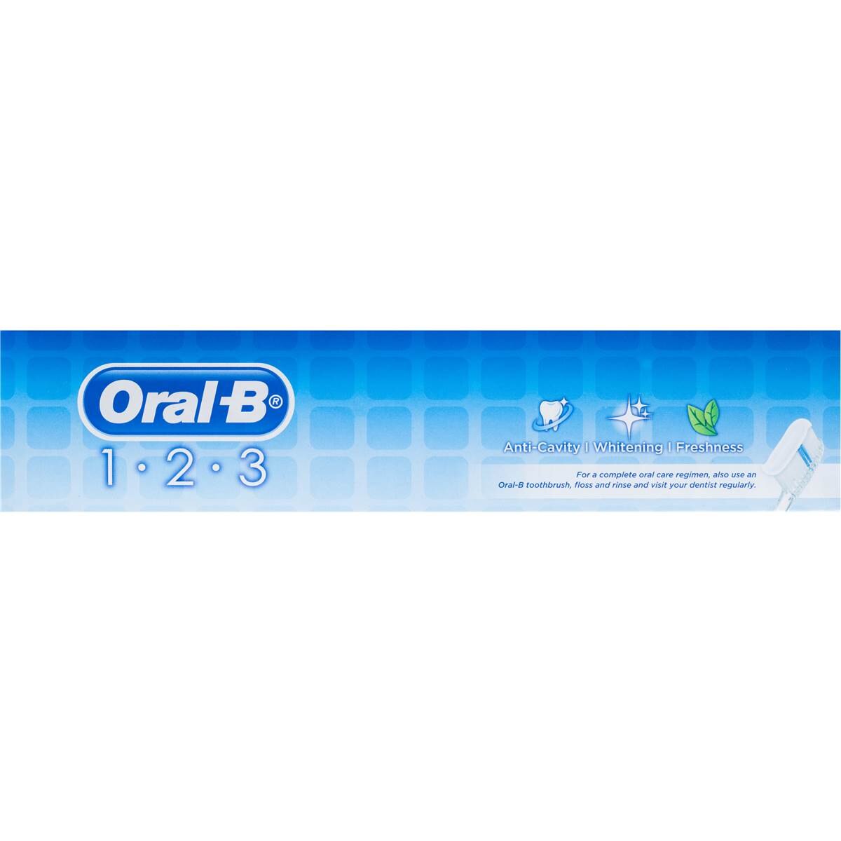 Oral B 1-2-3 Fluoride Toothpaste Mint 175g | Woolworths