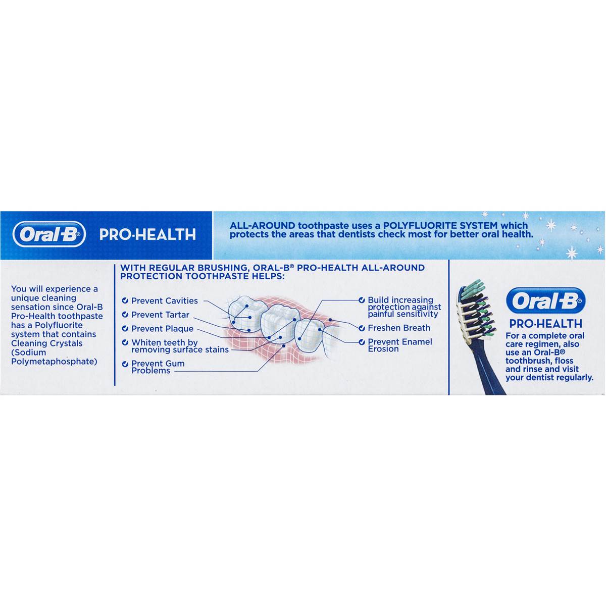 Oral-b Pro Health All Round Protect Fluoride Toothpaste Clean Mint 100g ...