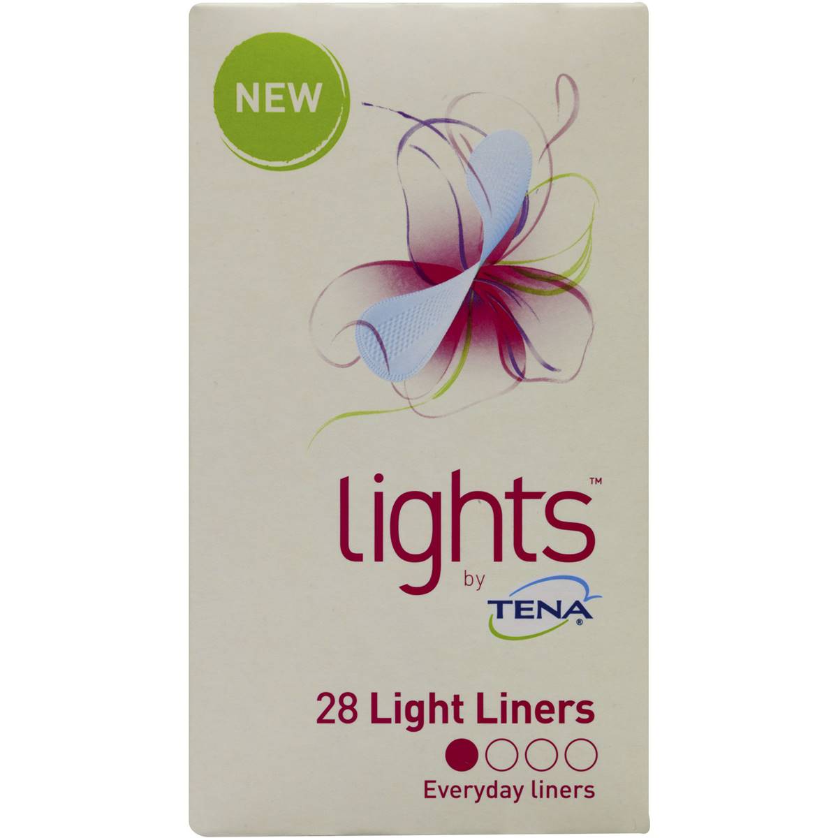 Tena Lights Panty Liners 28 Pack Woolworths