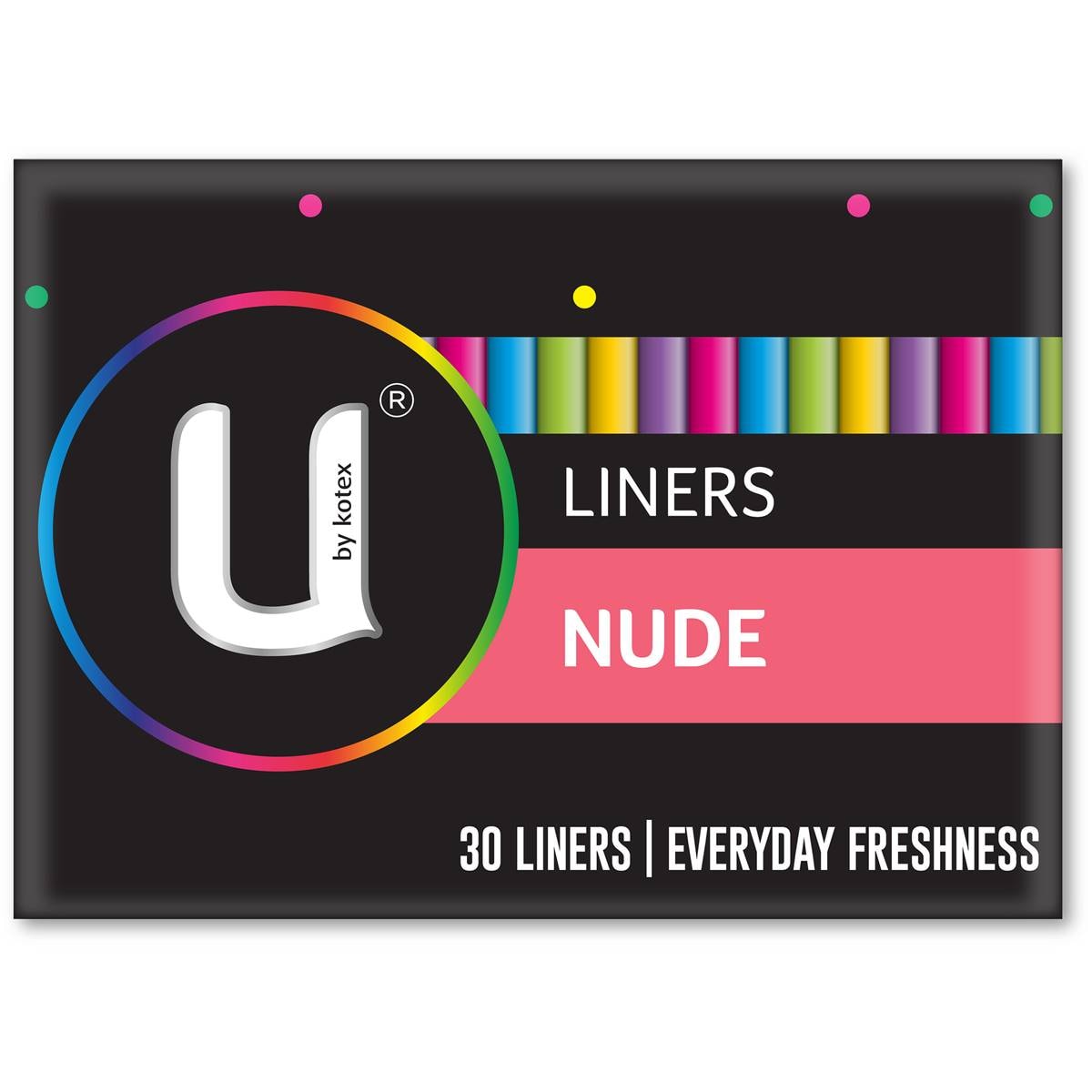 U By Kotex Nude Liners 30 Pack Woolworths