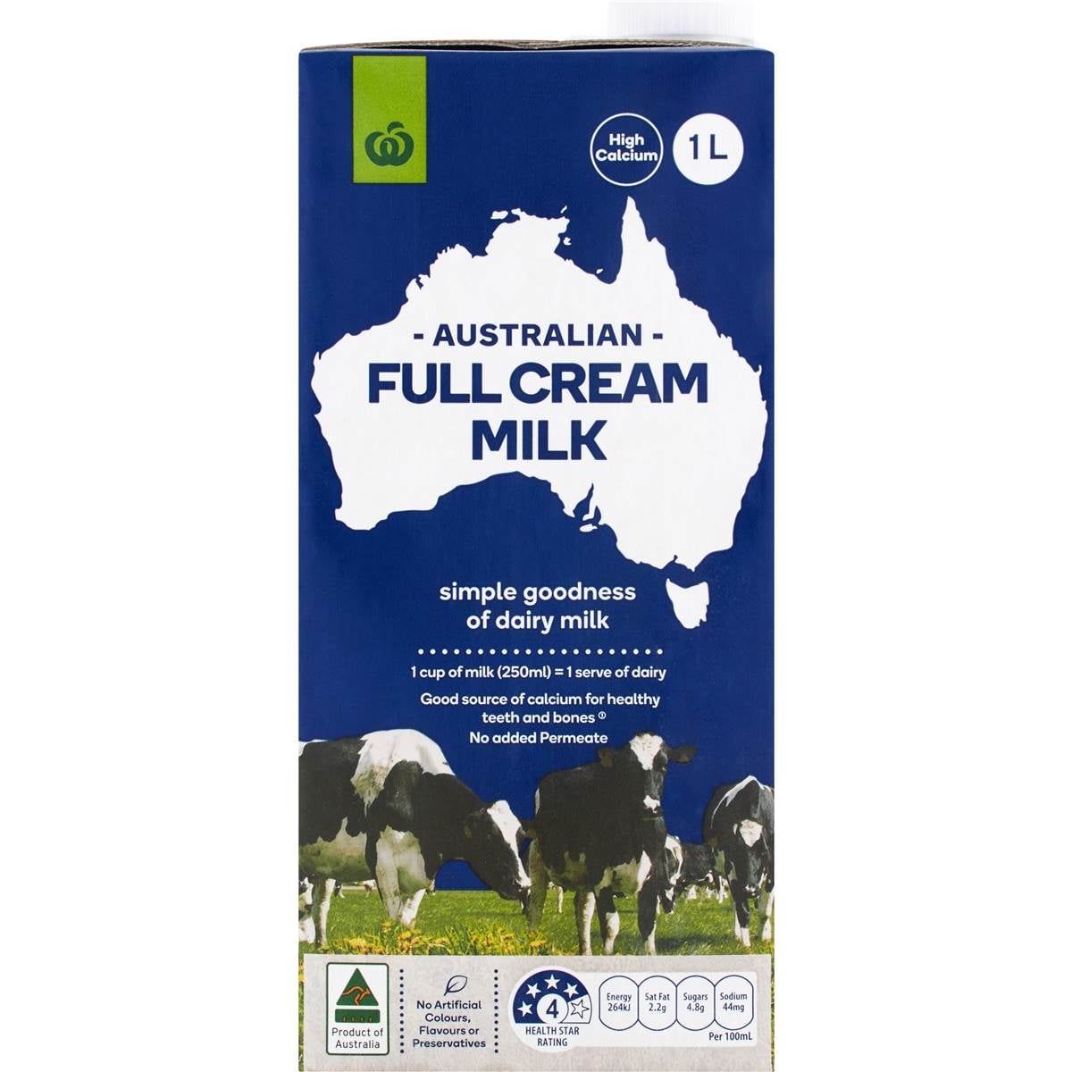 Woolworths Uht Full Cream Milk 1l Woolworths
